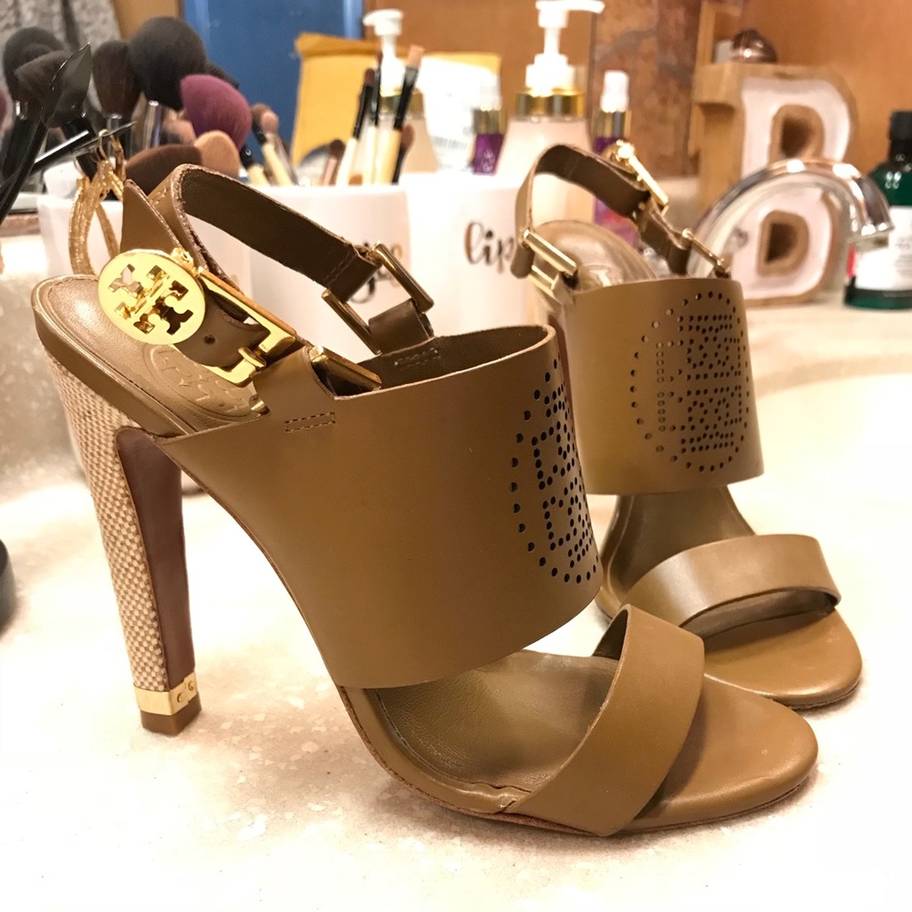 Tory Burch leather heels size 7